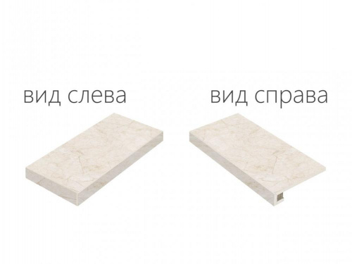 Керамогранит Italon Contempora Пур угл левая паттин. рет. ступень 33х60