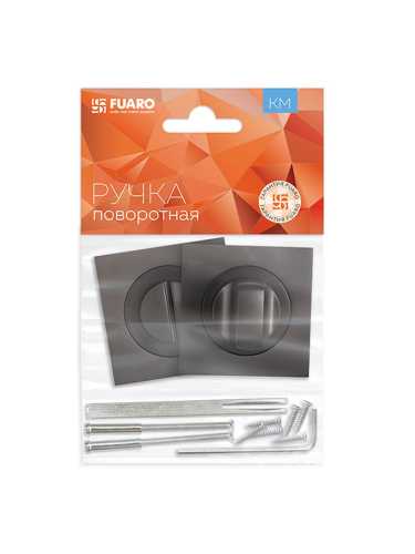 Ручка дверная Fuaro (Фуаро) межкомнатная K.KM52.SAMPLE (SAMPLE KM) GR-23 графит  Набор 4
