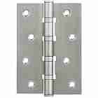 Петля дверная стальная универсальная AJAX 4B/P 100x70x2 SN (мат. никель) пакет