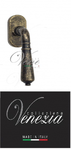 Ручка оконная Venezia Alessandra FW матовая бронза