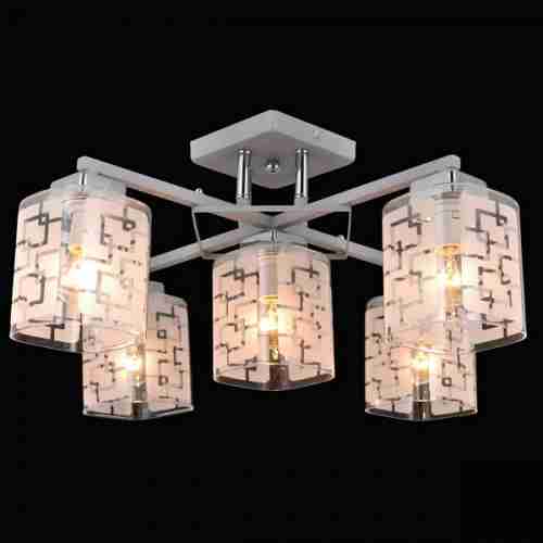 Люстра потолочная Natali Kovaltseva PURE 75070/5C WHITE