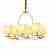 Подвесная люстра Lumina Deco Liniano LDP 17100-6 GD