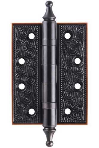 Комплект 10 шт. - Петля дверная универсальная латунная Armadillo Castillo CL 500-A4 102x76x3,5 ABL-18 темная медь