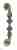Ручка скоба Venezia "LUCRECIA" 303мм (250мм) D2 матовая бронза