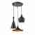 Подвесная люстра Lumina Deco Foggi LDP 7712-3 BK Подвесная люстра Lumina Deco Foggi LDP 7712-3 BK