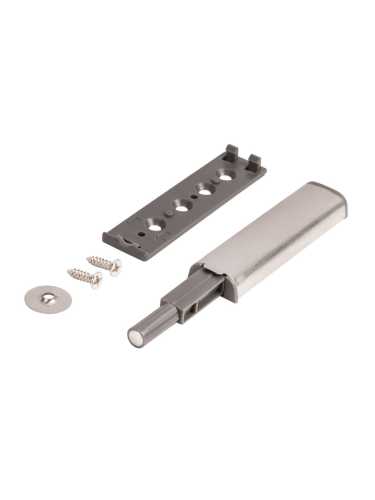 Толкатель Ajax (Аякс) мебельный металлический DMM-80/8M с магнитом PN никель