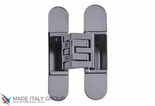 Kubica HYBRID 6360 38 CL петля скрытая универсальная асимметричная, цвет ПОЛИРОВАННЫЙ ХРОМ (60 kg)