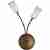 Бра N-Light BX-0107/2 cupreous with gold