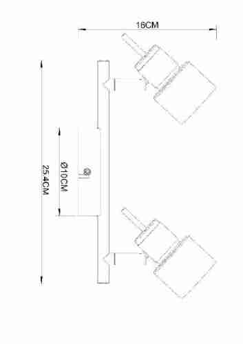Спот Artelamp Almach A1906PL-2WH