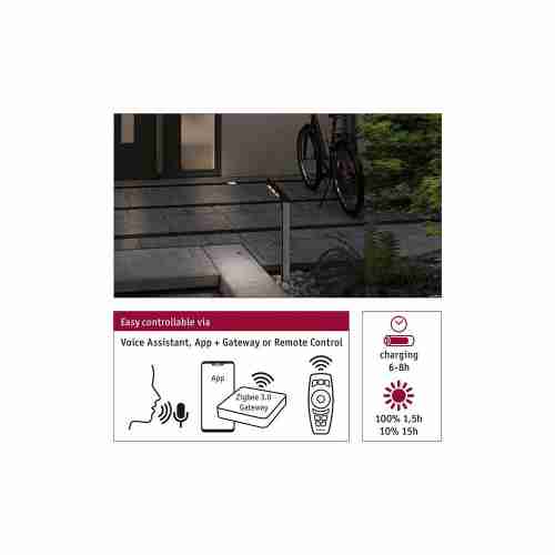 Светильник на солнечных батареях Paulmann Soley ZigBee 94280