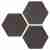 Керамогранит WOW Hexa Six Graphite 14x16