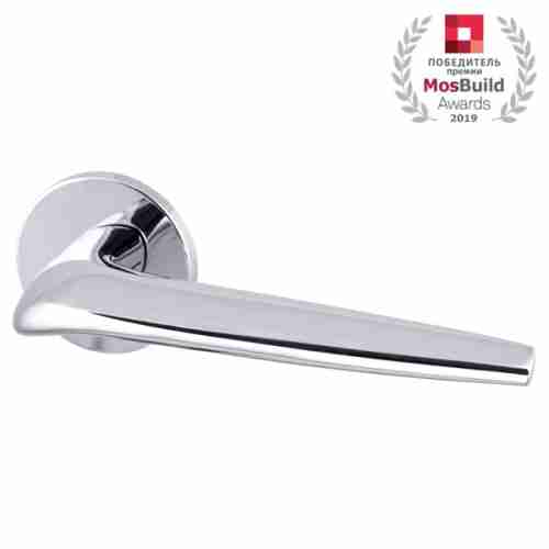 Комплект на 3 двери - Ручка дверная межкомнатная Armadillo TWIN URS CP-8 хром