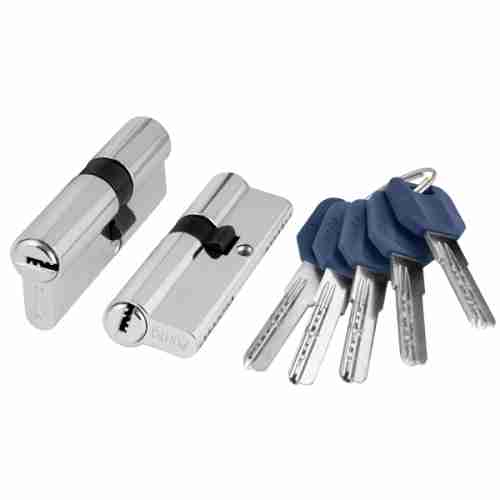 Цилиндровый механизм Z400/100 mm (30+10+60) CP хром 5 кл.