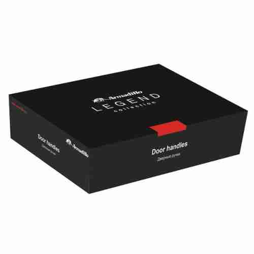 Комплект на 4 двери - Ручка Armadillo раздельная R.LD54.Libra27 (Libra LD27) SN/CP-3 матовый никель/хром