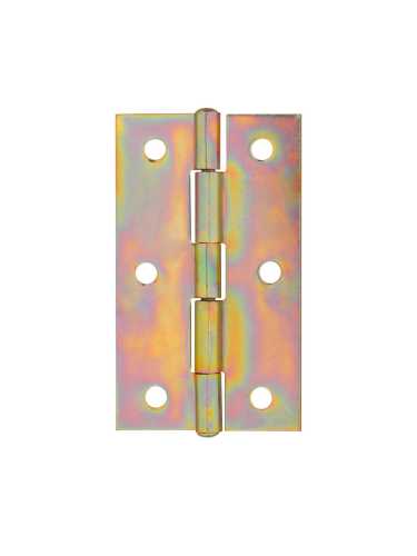 Петля Ajax (Аякс) карточная универсальная LM/IN40x75x1,2U YZN желтый цинк (2 шт)