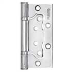 Петля дверная накладная без врезки (бабочка) Punto 200-2B 100x2,5 CP хром