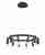 Подвесной светильник Vele Luce Negro VL7102P12 Подвесной светильник Vele Luce Negro VL7102P12