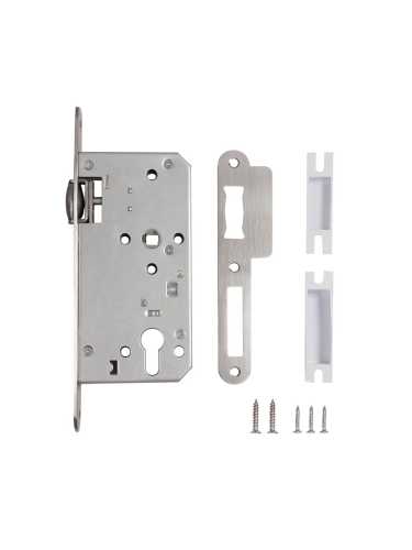 Замок Fuaro (Фуаро) врезной DD.INOX/C-55.72/R с роликовой защелкой