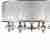 Подвесная люстра iLamp Chelsea P2400-8 Nickel Подвесная люстра iLamp Chelsea P2400-8 Nickel