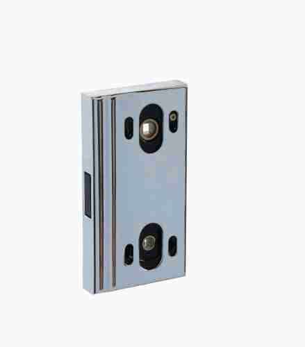 Защелка магнитная для стекл. дверей с корпусом RENZ INTLM 090 CP хром блестящий