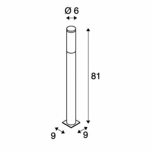 Уличный светильник SLV Big Nails 229172