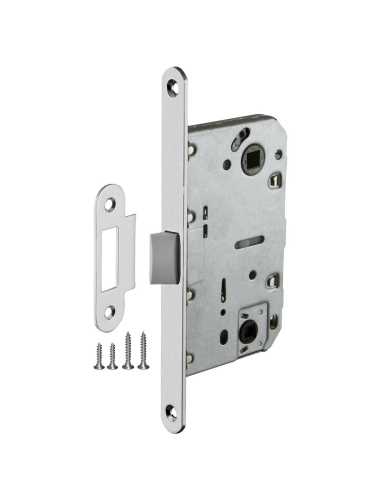 Защелка Ajax (Аякс) врезная PLASTLP96WC-50 SSC сатин.хром