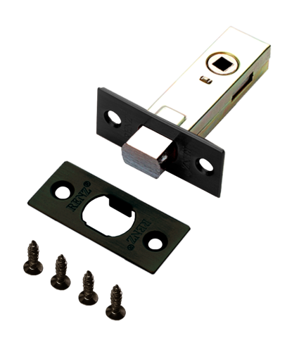 Защелка межкомнатная RENZ INL-BK 45 Black черный