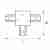 Коннектор T-образный Lightstar Barra 501137 Коннектор T-образный Lightstar Barra 501137