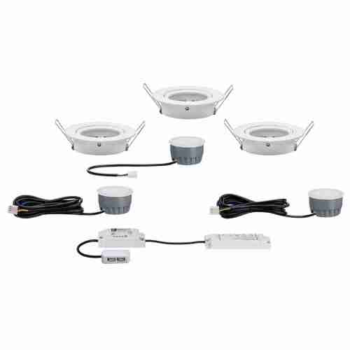 Встраиваемый светодиодный светильник Paulmann Premium SmartCoin BLE Tunable 93936