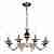 Подвесная люстра iLamp Flo YT2049-8 GD+Cear