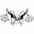 Бра 91722 09 1722 0111 02 chrome + black chrome