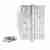 Петля стальная универсальная дверная Apecs 120*80-B4-Steel-CR хром