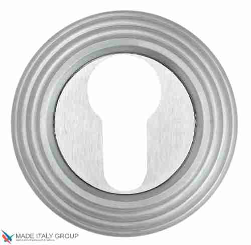 Накладка дверная под цилиндр Venezia CYL-1 D8 матовый хром  (2 шт.)