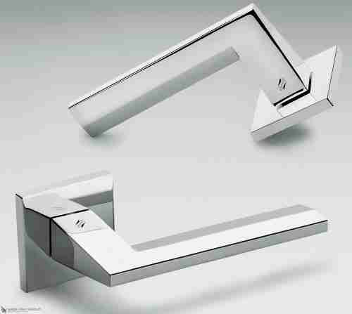 Дверная ручка на квадратном основании COLOMBO Electra MS11RSB-CR полированный хром