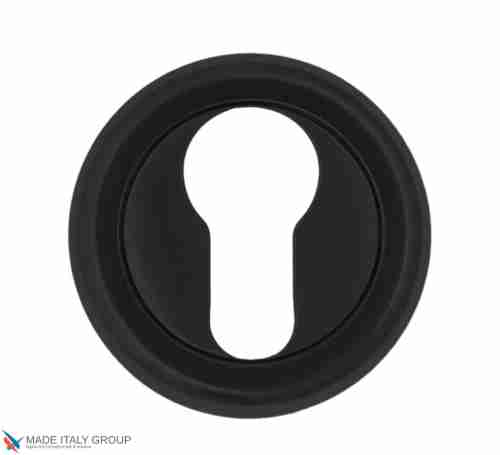 Накладка под цилиндр на круглом основании Fratelli Cattini CYL-1 D1-NM матовый черный 2 шт.