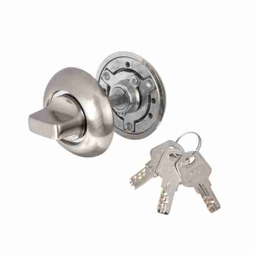 Завертка сантехническая Ajax (Аякс) с фиксацией ключом BK6.FIX.JR SN-3 мат.никель