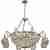 Подвесная люстра N-Light 671 671-16-02 sunset silver