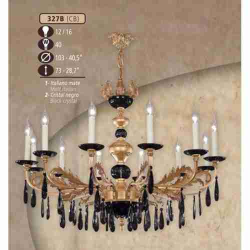 Люстра подвесная Riperlamp 327B/12 CB MATT ITALIAN