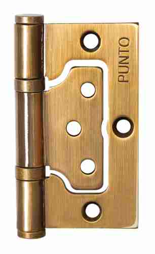 Комплект 4 шт. - Петля универсальная без врезки Punto 200-2B 75x2,5 CFB кофе глянец