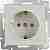 Розетка Werkel Слоновая кость WL03-SKGS-01-IP44-ivory