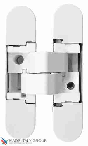 Kubica K1019 DXSX, KOMBI HYBRID BI петля скрытая универсальная БЕЛЫЙ (40 kg)