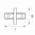 Коннектор прямой Lightstar Barra 501106 Коннектор прямой Lightstar Barra 501106