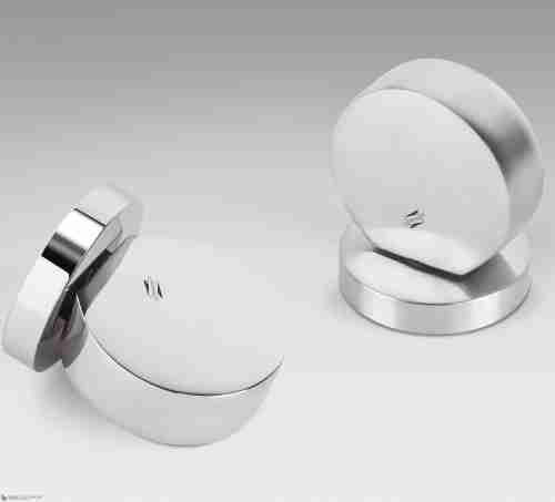 Дверная ручка кноб поворотная COLOMBO Mapo RM15RSB-CM матовый хром