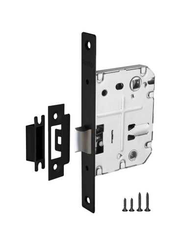 Защелка врезная L72-50 BL Черный