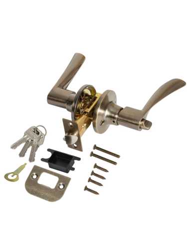 Ручка Punto (Пунто) защелка DK610/BL AB-ET (кл./фик.) бронза