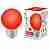 Лампа светодиодная Volpe E27 1W красная LED-G45-1W/RED/E27/FR/С UL-00005646
