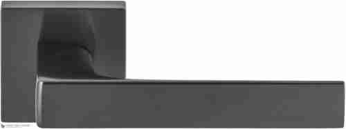 Дверная ручка на квадратном основании COLOMBO Robocinque S ID71RSB-GM матовый графит PVD