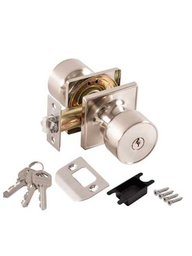 Ручка Punto (Пунто) защелка DK772/BL SN-ET (кл./фик.) никель