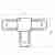 Коннектор T-образный Lightstar Barra 502136 Коннектор T-образный Lightstar Barra 502136