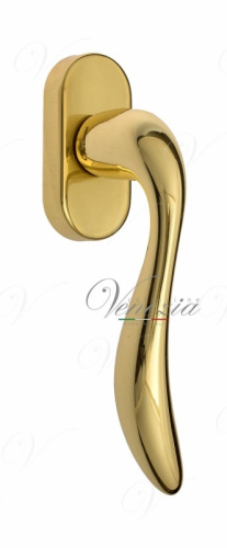 Ручка оконная Venezia Alessandra FW полированная латунь